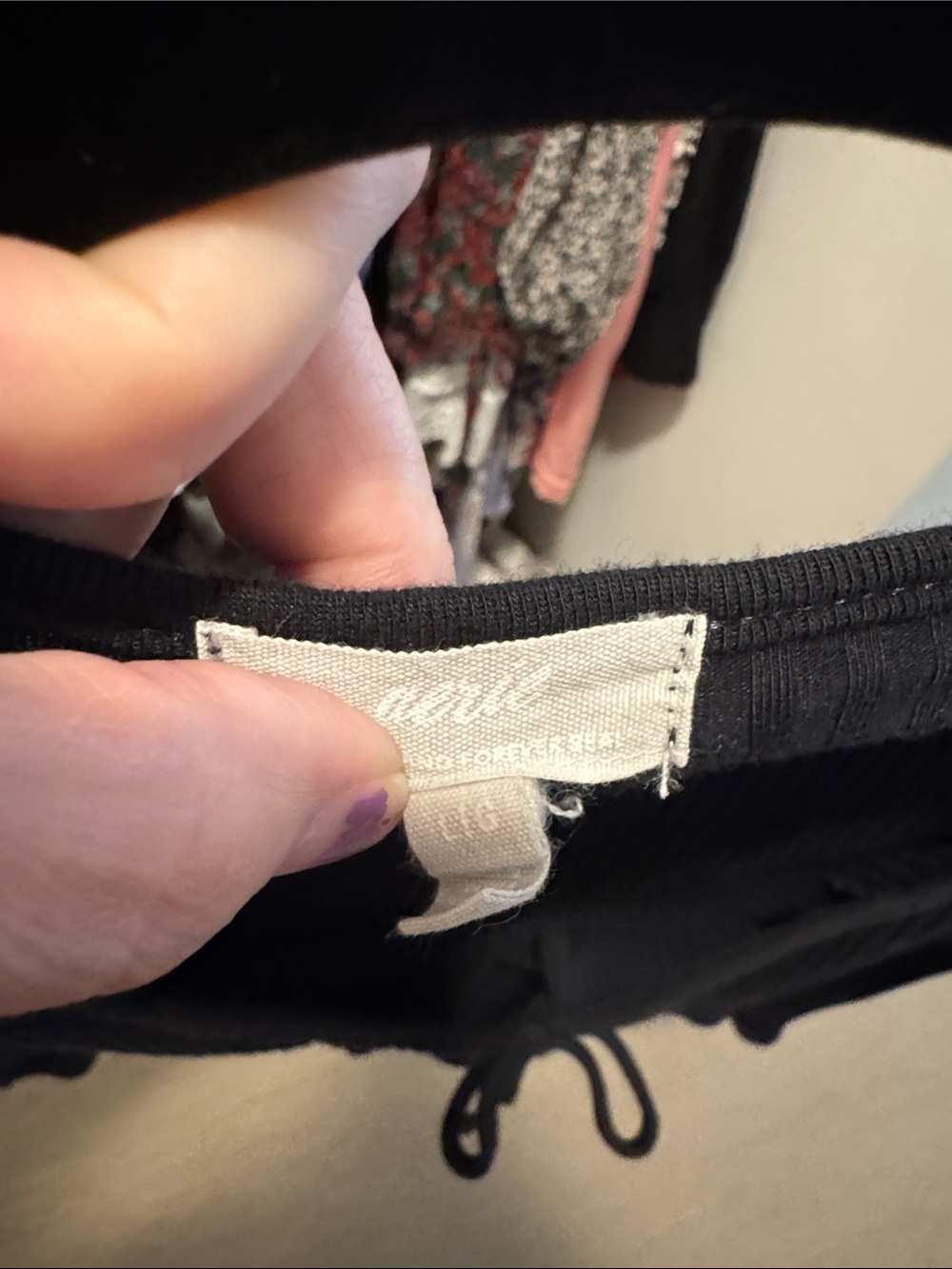 🆕 aerie Black Ribbed Tie-Front Long Sleeve Thong Snap Bodysuit. L. NWOT!🔥🖤 - Picture 2 of 5